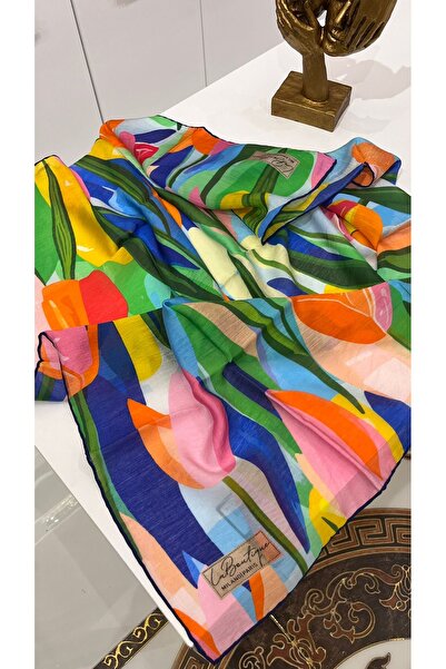 La Boutique Eşarp Bamboo Silk Cotton Summer/Fall Cool Scarf