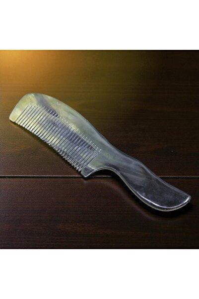 Kuzey Tacı مشط من القرن الطبيعي ذو الاتجاهين عالي الجودة مقاس كبير Vip