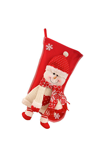 Generic Christmas Stockings, 24 CM, Large Cotton Stockings for Holiday Season Decor
