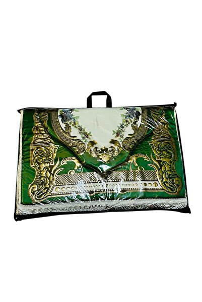 simply line Stylish Dowry Gift with Ottoman Motifs, Luxurious Prayer Mat, Gilded Prayer Mat with Sponge That Does Not Hurt the Knees, Quality