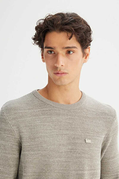 Lee Ανδρικό πουλόβερ με λογότυπο Regular Fit από βαμβάκι L2520364 614