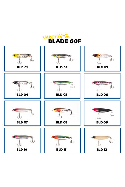 Caretta Blade 60F 6 cm 6 g Maket Yem