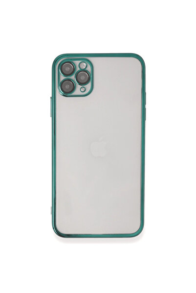 eco port iPhone 11 Pro Case with Camera Protection Lens Silicone - Green