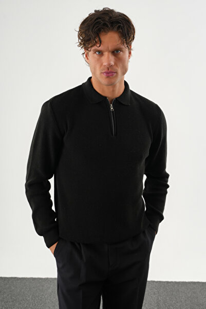 Redline Haze Oversized Knitwear Long Sleeve Sweater Black