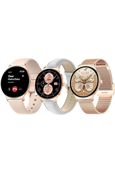 HAINOTEKO HainoTekoGermany HainoTeko-5 Super Slim Smart Watch Round Shape AMO...