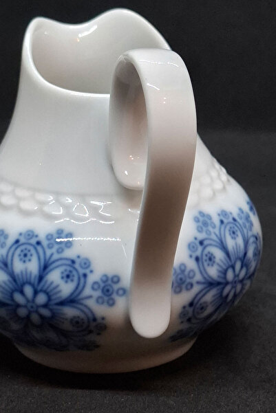 Hutschenreuther Blue Tirschenreuth Porcelain Antique Milk Jug Sauce Bowl 150 ml