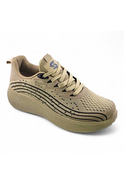 Stone Knitted Comfort Sneakers for Everyday Wear
