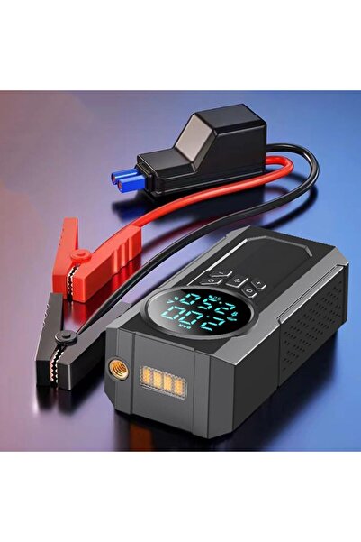 Generic Cargo Time JN-088D 8000mAh Smart Portable Car Jump Starter with Tire Pump & LED Light