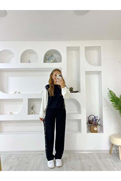 İrka Moda Modal Garnili İkili Takım