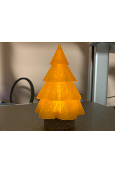 Barstech Çam Ağacı Yılbaşı Hediyelik Atmosfer Işığı Noel Süslemeleri, MUM LED...