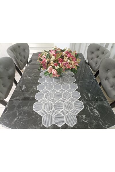 Lavanderi French Lace One-Piece Runner, Table & Coffee Table Cover, Dowery Runner