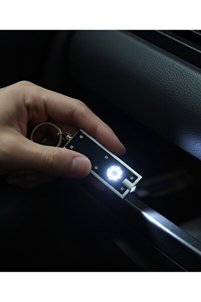 Skygo El Feneri Mini Taşınabilir LED Fener Anahtarlık Çok Amaçlı Işıklı Anaht...