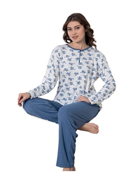 bipamuk Winter Interlock Fabric Women's Pajamas Set Warm Soft Home Wear M–2Xl