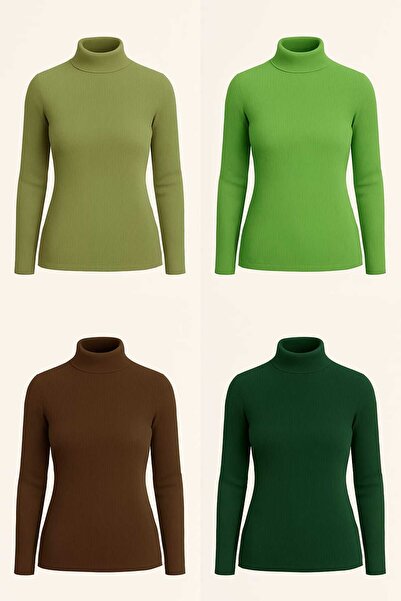 ANATOLIATEKSTILE Women's ribbed jacket, ONE SIZE (SL), short collar, Slim Fit, elastic knit - with long sleeves