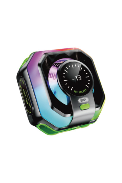 iSNUP مبرد مغناطيسي للأجهزة الذكية مزود بإضاءة RGB وشاشة عرض رقمية لدرجة الحرارة