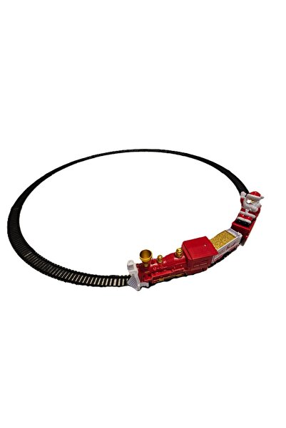 OEM Christmas Electric Train Set, Locomotive and Wagons with Track, 14 Pieces