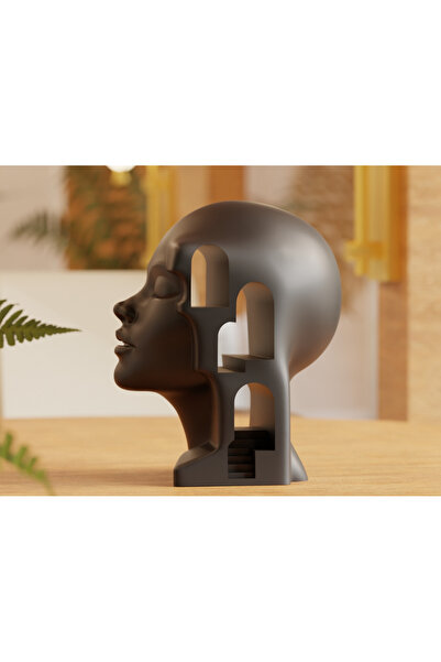 CHARM3D Sürreal Kadın Büst Dekoratif Heykel