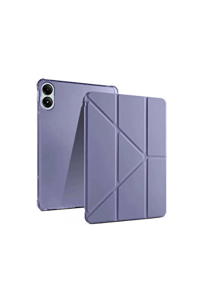 eco port حافظة تابلت شاومي ريدمي باد برو 12.1 مارس مع حامل قلم - لون لافندر