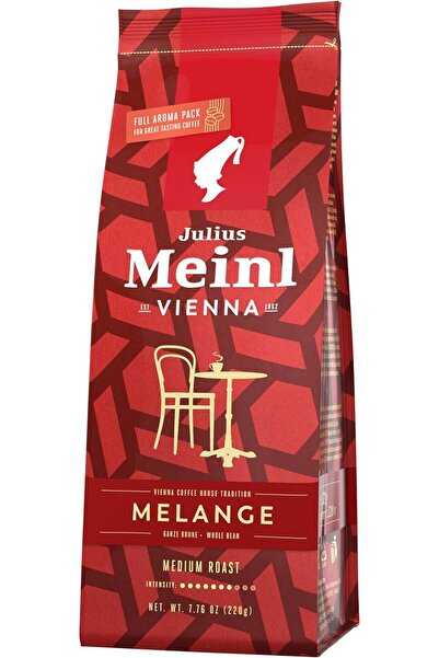 Julius Meinl Vienna Melange Coffee Beans, Medium Roast, Intensity 7, 220g