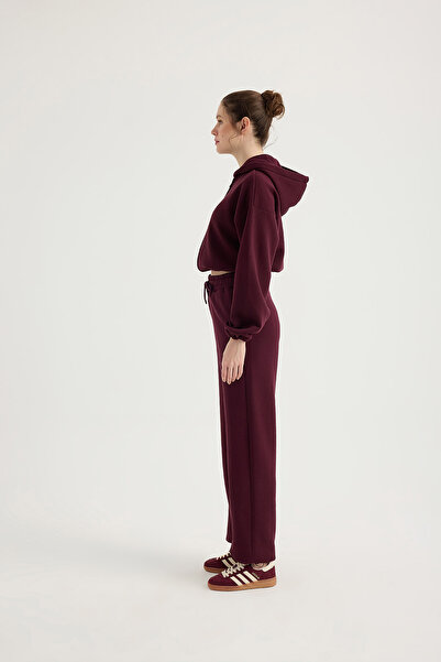 SEVİLEN Zip Hoodie Set with Stopper Detail