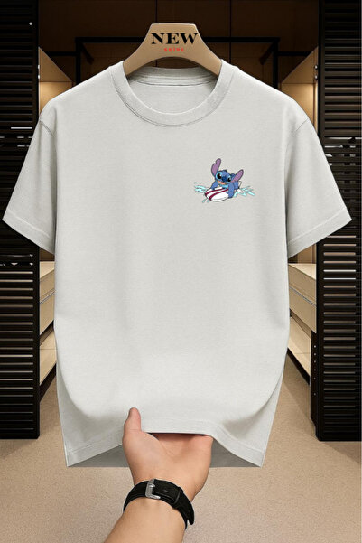 New Shine Μπλουζάκι με στάμπα Stitch Oversize