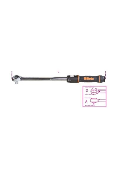 Beta 666/2X Zero Reset Torque Wrench 5-25 Nm- 3/8''