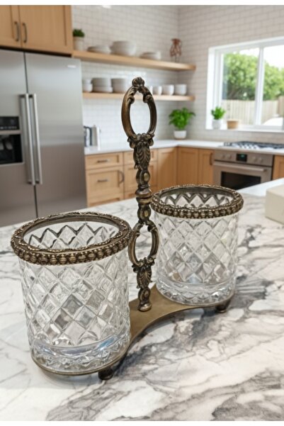 Home 2 li kristal eskitme kaşıklık