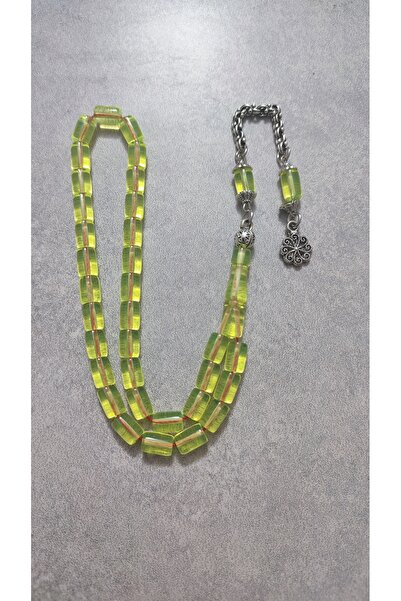 ŞAHBEY TESBİH Cut Model / Wrist Length / Airplane Glass Rosary