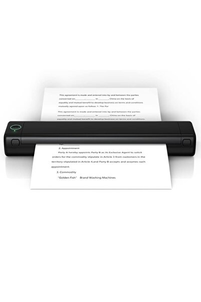 Fresner Portable A4 thermal printer, Bluetooth, USB, compatible with iOS/Android/Windows/MAC, thermal print