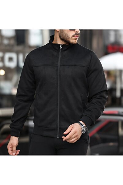 MODA Süet Scuba Cepli Ceket