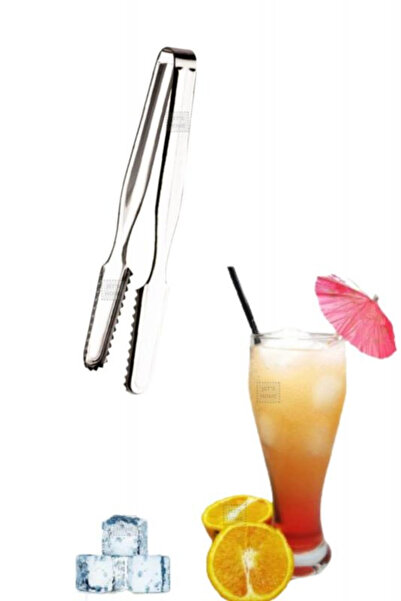 Albergio 5 Pieces Stainless Steel Ice Tongs – 16 cm | Durable and Practical Use