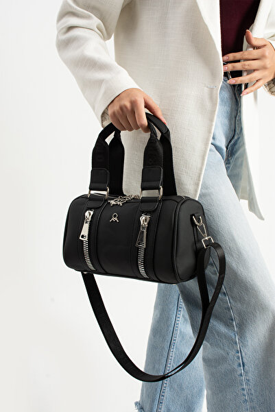 KIRASE Women's Cylinder Model Quality Hand and Shoulder Bag 651