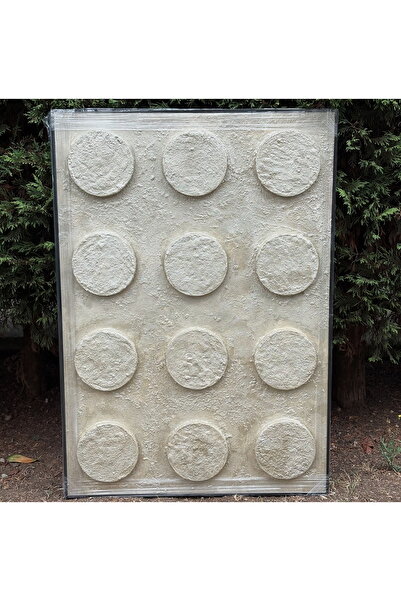 Store BesArt- Rölyef Dokulu Tablo kabartmalı Gümüş renk- siyah Çerçeveli