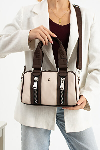 KIRASE Women's Cylinder Model Quality Hand and Shoulder Bag 651