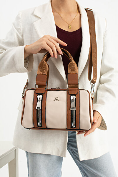 KIRASE Women's Cylinder Model Quality Hand and Shoulder Bag 651