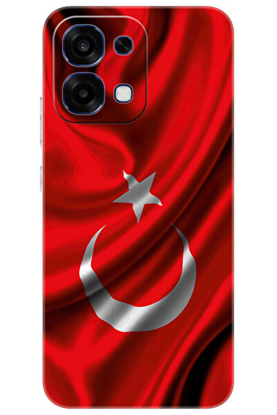 Ceppare Oppo A6 PRO (CPH2799) Uyumlu Kılıf Desen Baskılı Silikon Dalgalı Türk...