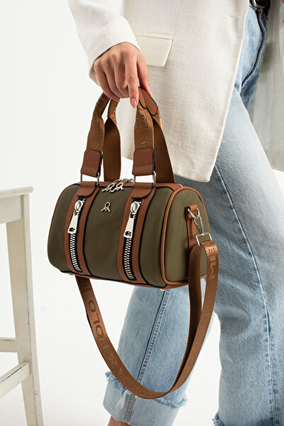 KIRASE Жіноча циліндрична модель якісної сумки через плече 651