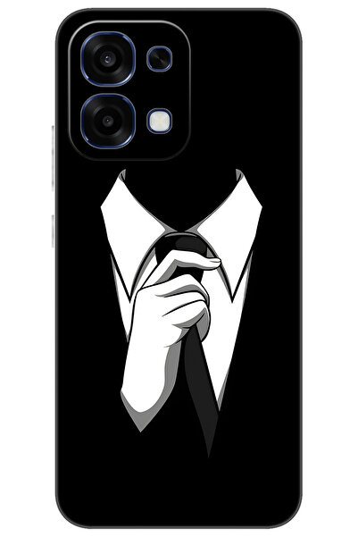 Ceppare Oppo A6 PRO (CPH2799) Uyumlu Kılıf Desen Baskılı Silikon Gizemli Adam...