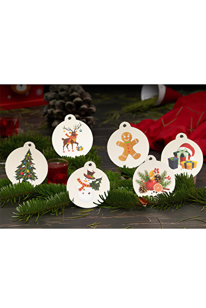 Antika Design 12-фігурна ялинкова прикраса Christmas Рельєфний друк Різдвяна ...