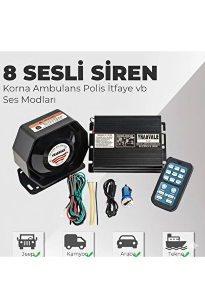 OEM Profesyonel Kumandalı Siren 200w - Uzaktan Kumandalı Yüksek Sesli Megafon / Anons Cihazı