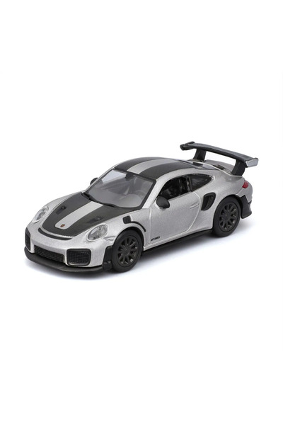Maisto Porsche 911 GT2 RS Diecast Model Car, Κλίμακα 1:64 (Μαύρο/Ασημί)