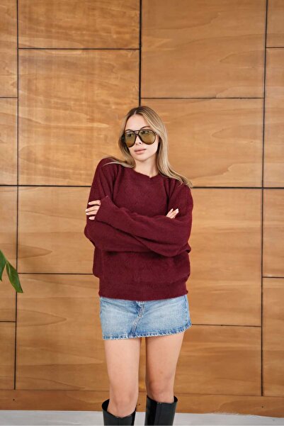 REDMİNA fashion Lightweight Textured Women's Knit Sweater