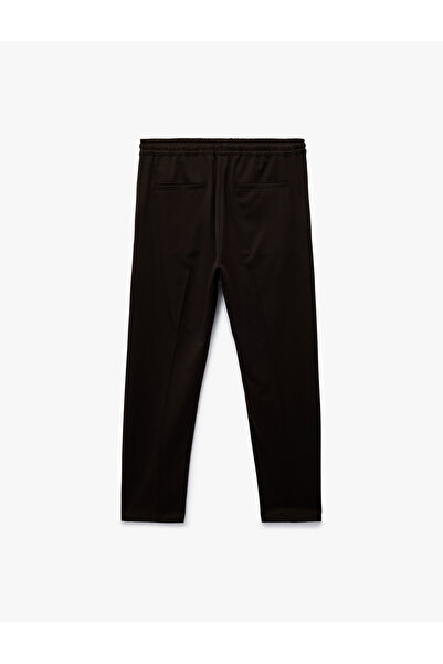 Koton Viscose Blended Pocket Detailed Relaxed Cut Waist Lace up Trousers