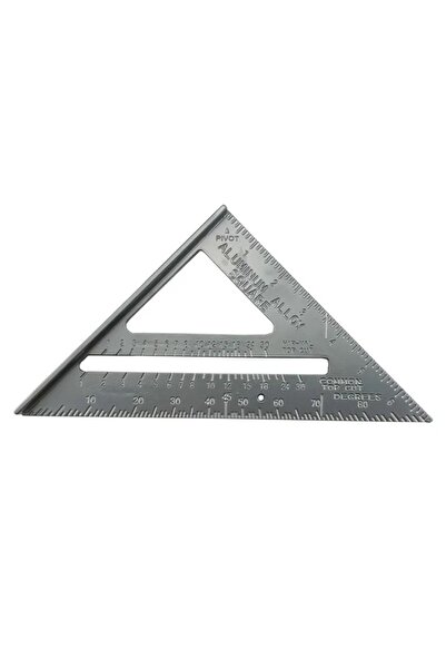 POLO SHOP Aluminum carpentry or joinery square, with base