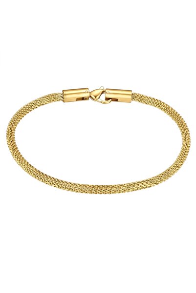 True Rebels Edelstahlarmband Armband Edelstahl gelbgold