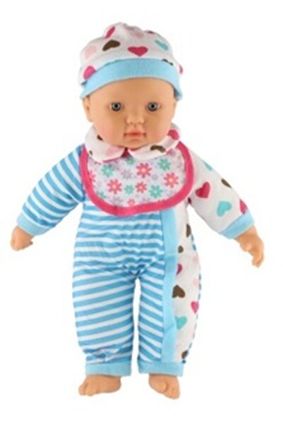 OEM Soft-bodied doll with pacifier and cradle