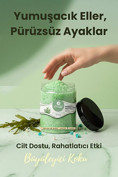 Smoothly Natural Manicure-Pedicure and Bath Salt – Spa Effect Care Salt 1000 Gr. Giant Size