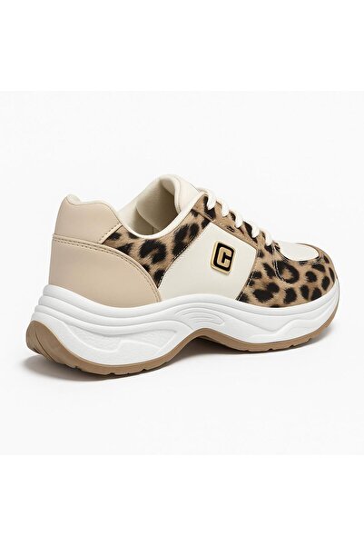 Generic Women’s Chunky Leopard Print Sneakers – Casual Fashion Sports Shoes for Ladies