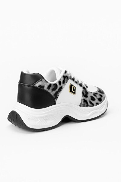 Generic Women’s Chunky Leopard Print Sneakers – Casual Fashion Sports Shoes for Ladies