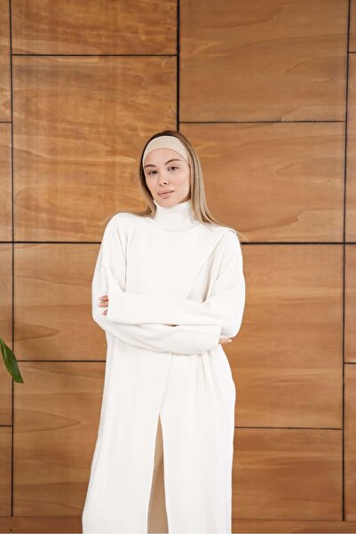 REDMİNA fashion Modern Asymmetrical Cut Three-Piece Knitwear Set